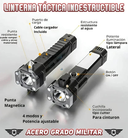 🔥BLACK FRIDAY🔥 | **PAGA 1 y LLÉVATE 2** Linterna Indestructible Súper Potente 6 en 1 PowerLUMEN™